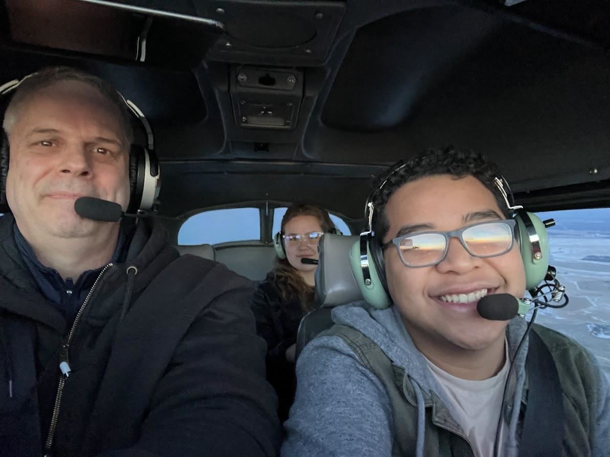 Cadets Adrian Ramngen and Ellah Kern fly to Idaho
